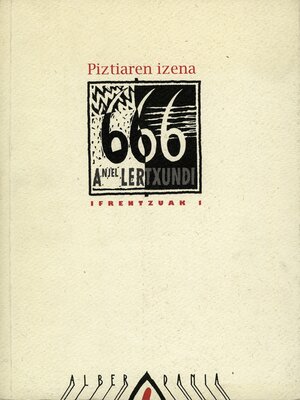 cover image of Piztiaren izena